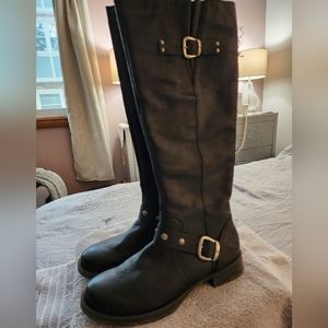 Born Crown Biker Boots Black Size 8.5